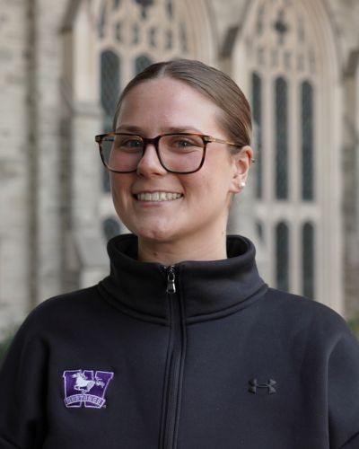 Student smiling