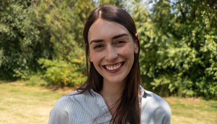 Michelle smilling