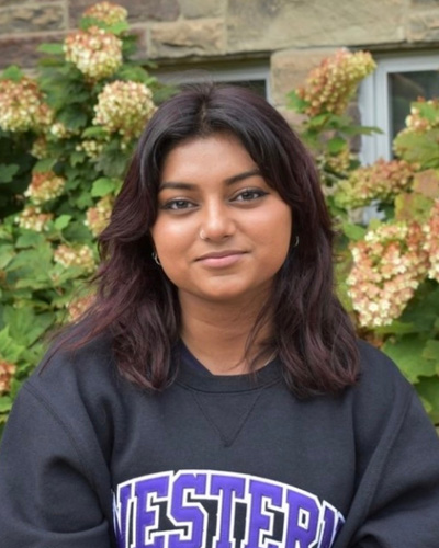 Student smiling