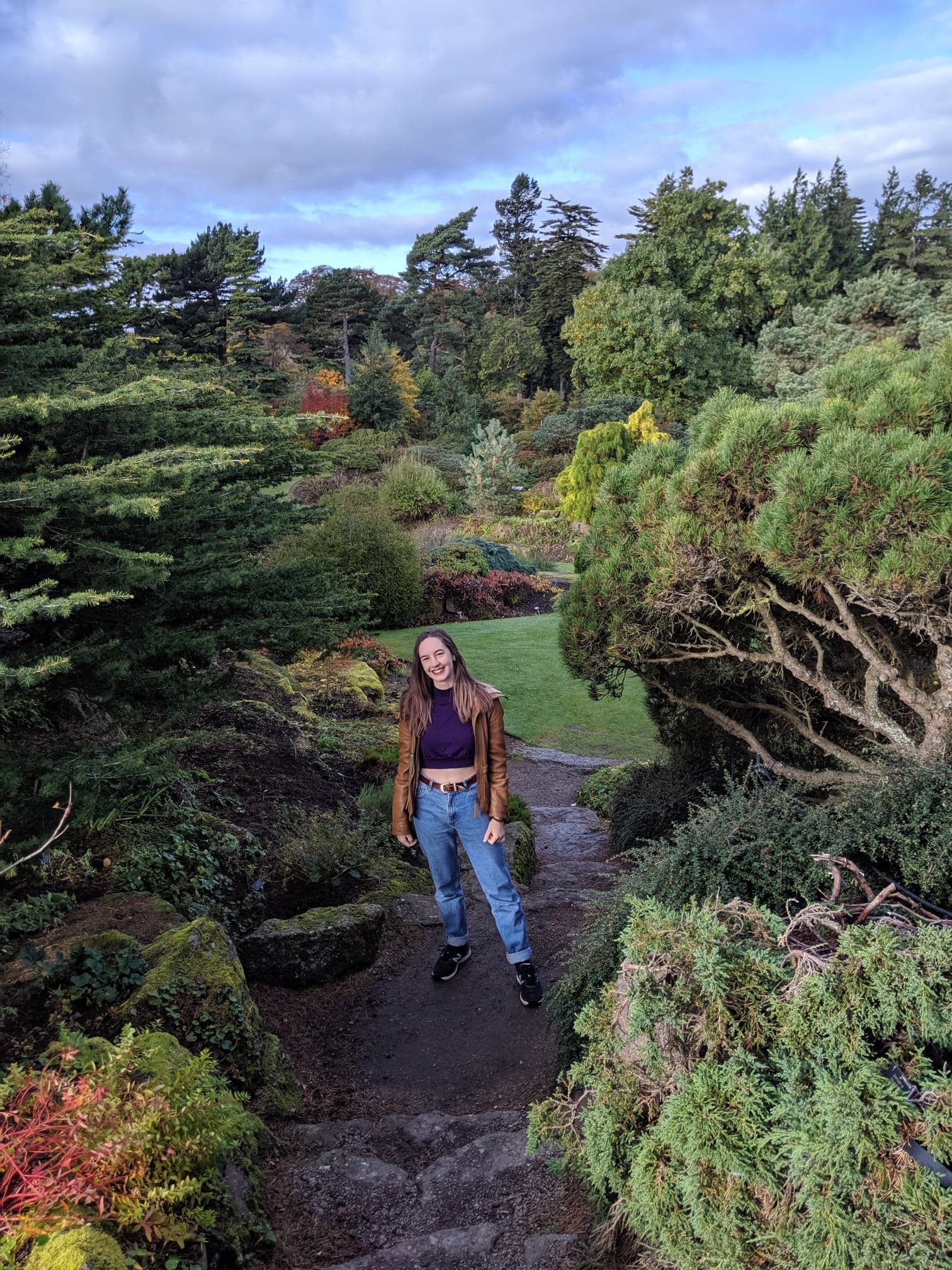 Emily in garden
