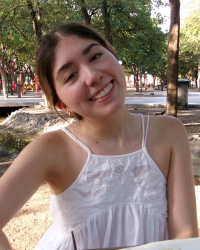 Carla smiling