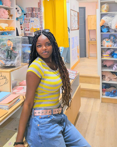 Jina at Cozy Grotto, a gift and stationery store