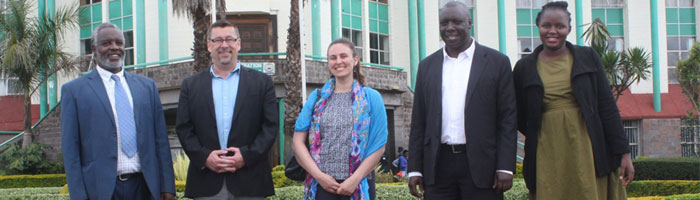 Western and Moi University staff and faculty discuss implementation of Fiti probiotic program